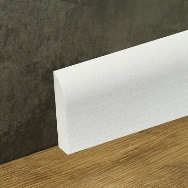 PROVISTON Flexibel Sockel PVC Skum Vit 10 x 44 x 2400 mm Vattentät