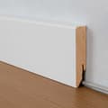 Miniatyrbild 3 av 6: PROVISTON 16 x 70mm MDF melaminat vit sockel fyrkantig sockel