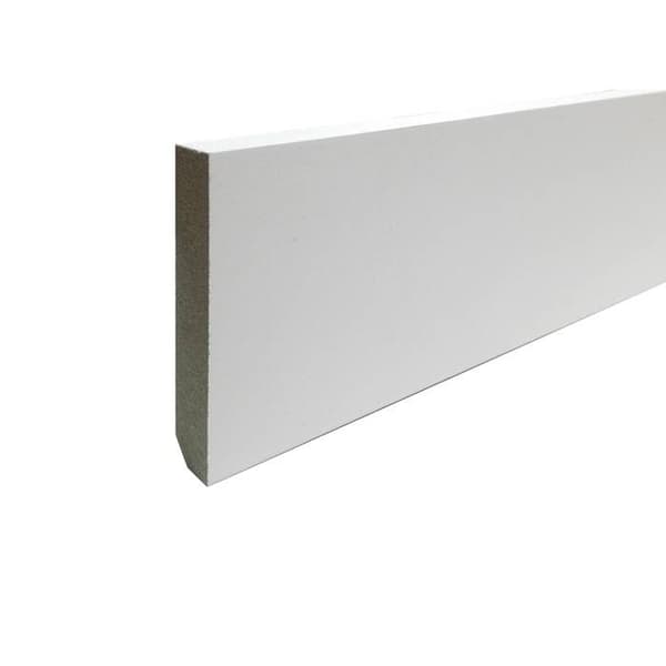 PROVISTON Sockel 15 x 80 x 2440 mm MDF Hydro Förbehandlad Sockel fyrkantig 5-pack
