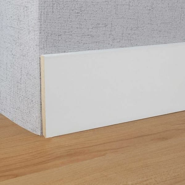 PROVISTON Sockel 10 x 100 x 2440 mm MDF Förbehandlad Fyrkantig sockel paket med 10