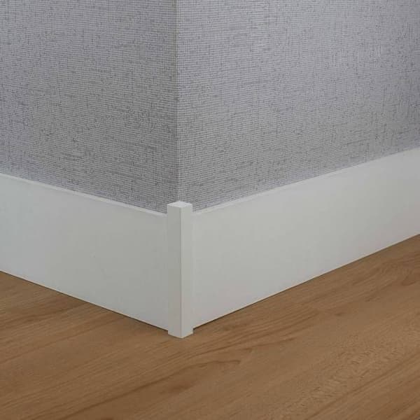 PROVISTON Sockel 10 x 100 x 2440 mm MDF Förbehandlad Fyrkantig sockel paket med 10