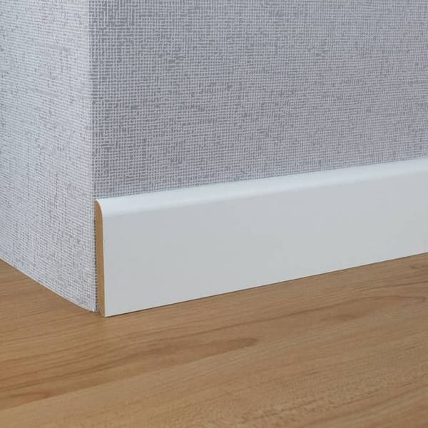 PROVISTON Sockel 9 x 70 x 2000 mm MDF belagd Rundad sockel set om 5