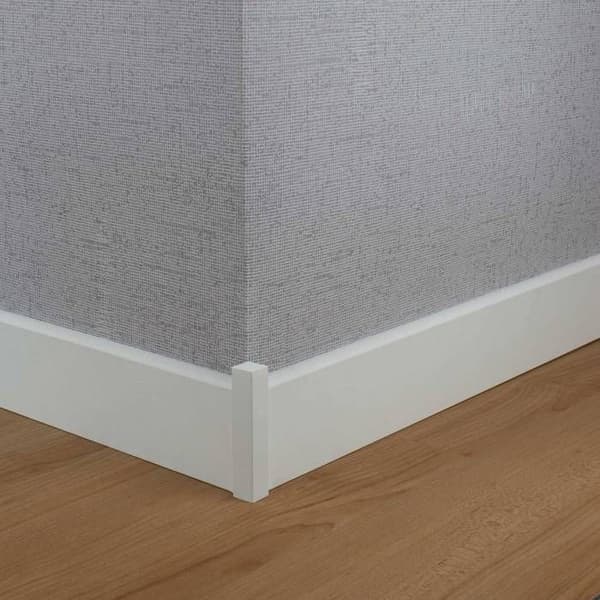 PROVISTON Sockel 9 x 70 x 2000 mm MDF belagd Rundad sockel set om 5