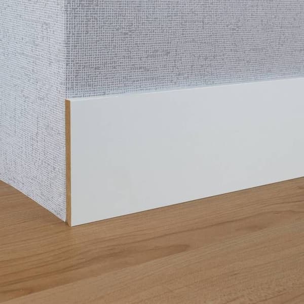 PROVISTON Sockel 9 x 100 x 2000 mm MDF belagd Rektangulär sockel 5-pack