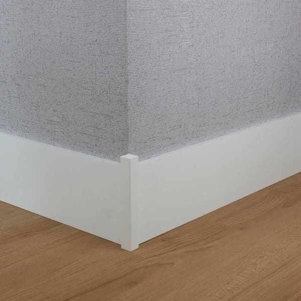 PROVISTON Sockel 9 x 100 x 2000 mm MDF belagd Rektangulär sockel 5-pack