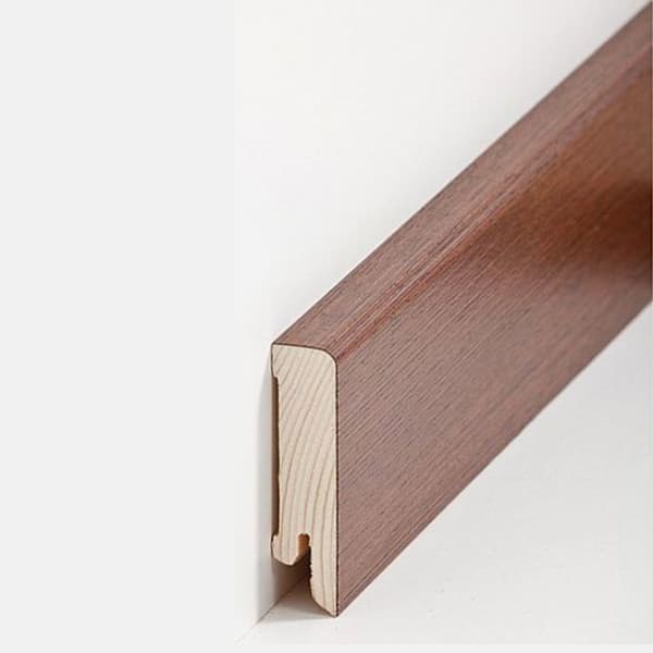 PROVISTON Fanerad träsockel 16 x 60 x 2500 mm wenge 25 meter | 10 stycken