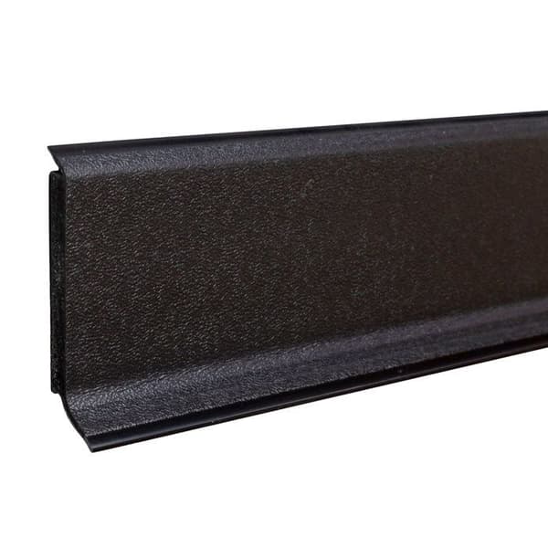 PROVISTON PVC-sockel 12,8 x 60 x 2500 mm svart PVC Tonat styvt skum 25 meter | 10 stycken