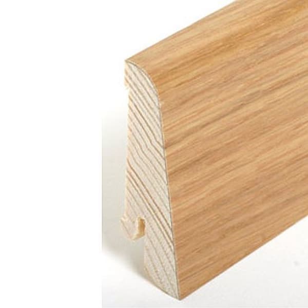 PROVISTON Fanerad träsockel 20 x 58 x 2500 mm Ek 12,5 Meter | 5 stycken