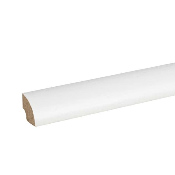 PROVISTON Kvartsrund 14 x 14 x 2000 mm Vit att limma, skruva &amp; spik motsockel 50 meter | 25 stycken