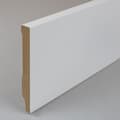 Miniatyrbild 4 av 5: PROVISTON MDF-sockel 10 x 80 x 2500 mm Vit att limma, skruva &amp; spikbelagd MDF-kärna 25 meter | 10 stycken
