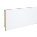 Miniatyrbild 1 av 5: PROVISTON MDF-sockel 10 x 80 x 2500 mm Vit att limma, skruva &amp; spikbelagd MDF-kärna 25 meter | 10 stycken