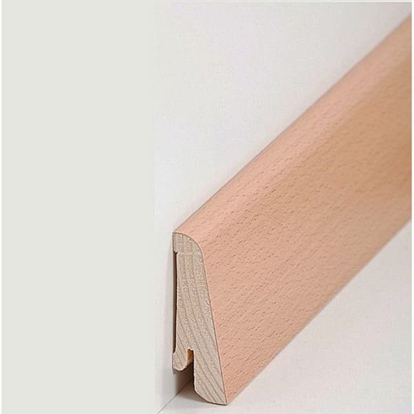 PROVISTON Fanerad träsockel 20 x 58 x 2500 mm bok 25 meter | 10 stycken
