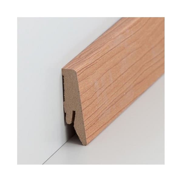 Plint MDF 18 x 58 x 2500 mm Ljus Valnöt av PROVISTON