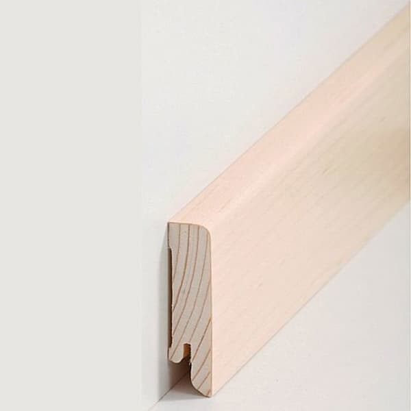 PROVISTON Fanerad träsockel 16 x 60 x 2500 mm lönn 12,5 meter | 5 stycken