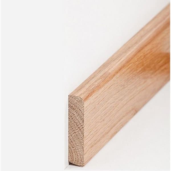 PROVISTON Massiv träsockel 13 x 58 x 2400 mm Ek att limma, skruva &amp; spik 24 meter | 10 stycken