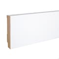 Miniatyrbild 2 av 6: PROVISTON MDF-sockel 16 x 80 x 2500 mm Vit att limma, skruva &amp; spikbelagd MDF-kärna 62,5 meter | 25 stycken