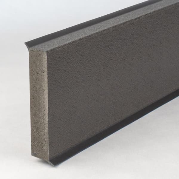 PROVISTON PVC hårt skum Tonad mjuk läppsockel 12 x 60 x 2500 mm basalt 25 meter | 10 st