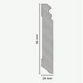Miniatyrbild 3 av 6: PROVISTON Formgjuten sockel 19 x 96 x 2500 mm Vitbelagd MDF-kärna Klassisk sockel 12,5 meter | 5 stycken
