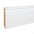 Miniatyrbild 1 av 6: PROVISTON Formgjuten sockel 19 x 96 x 2500 mm Vitbelagd MDF-kärna Klassisk sockel 12,5 meter | 5 stycken