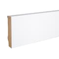 Miniatyrbild 2 av 6: PROVISTON MDF-sockel 16 x 70 x 2500 mm Vit att limma, skruva &amp; spikbelagd MDF-kärna 62,5 meter | 25 stycken