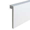 Miniatyrbild 4 av 6: PROVISTON PVC Sockel Vit | 22 x 100 x 2000 mm Modern Sockel Skarpa Kanter