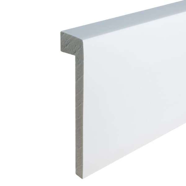 PROVISTON PVC Sockel Vit | 22 x 100 x 2000 mm Modern Sockel Skarpa Kanter