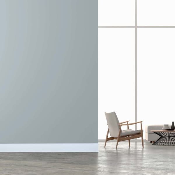 PROVISTON PVC Sockel Vit | 22 x 100 x 2000 mm Modern Sockel Skarpa Kanter