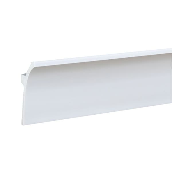 PROVISTON Taklist i vit polymer | 50 x 100 x 2000 mm Ljuslist för taket