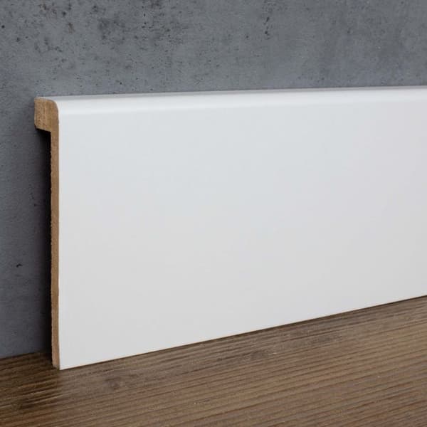 PROVISTON Kakelgolv Upp till 85 mm hög 19 x 96 x 2500 mm Vitbelagd MDF-kärna 12,5 meter | 5 stycken