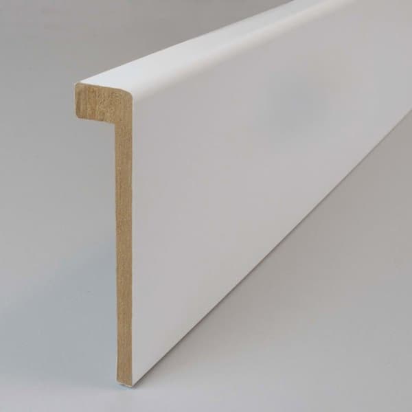 PROVISTON Kakelgolv Upp till 85 mm hög 19 x 96 x 2500 mm Vitbelagd MDF-kärna 12,5 meter | 5 stycken