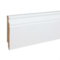 Miniatyrbild 1 av 5: PROVISTON Formgjuten sockel 16 x 80 x 2500 mm Vitbelagd MDF 12,5 meter | 5 stycken