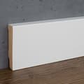Miniatyrbild 2 av 4: PROVISTON MDF-sockel 13 x 58 x 2500 mm Vit att limma, skruva &amp; spikbelagd MDF-kärna 25 meter | 10 stycken