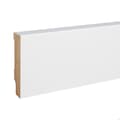Miniatyrbild 1 av 4: PROVISTON MDF-sockel 13 x 58 x 2500 mm Vit att limma, skruva &amp; spikbelagd MDF-kärna 25 meter | 10 stycken