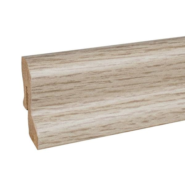 PROVISTON MDF-sockel 20 x 40 x 2500 mm Ek för att limma, klippa, skruva &amp; spikbelagd MDF-kärna 62,5 meter | 25 stycken