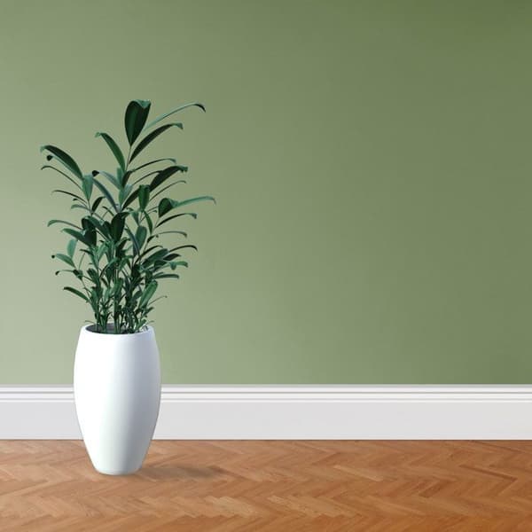PROVISTON Sockel Gjuten rörkåpa 64 x 96 x 2500 mm Vit i belagd MDF 12,5 meter | 5 stycken