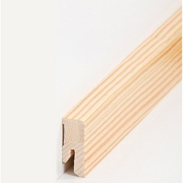 PROVISTON Fanerad träsockel 16 x 40 x 2500 mm Furu 12,5 meter | 5 stycken