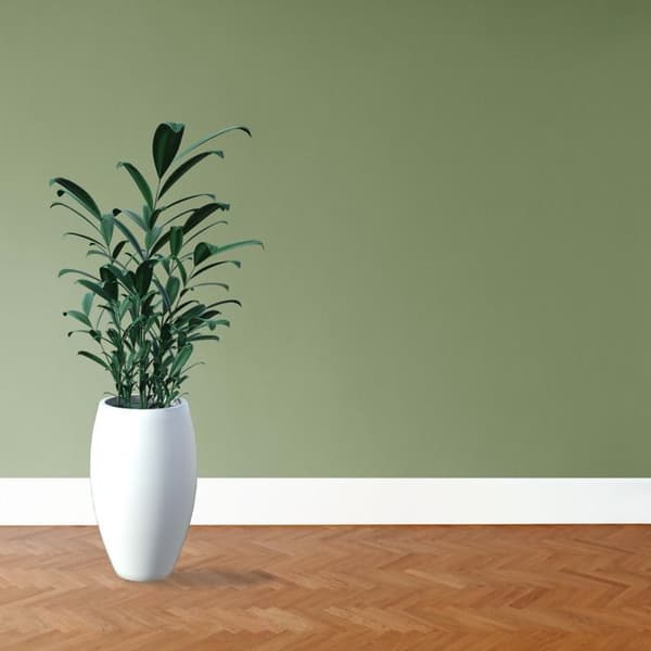 PROVISTON Modern golvlister Skarpa kanter 13 x 80 x 2400 mm Medium (MDF) Vitlackerad kan målas