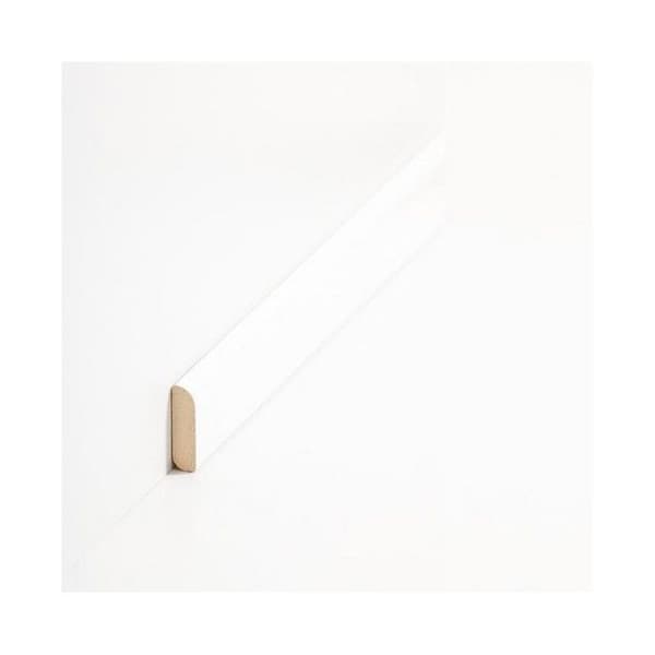Plinth Innsbruck massivträ 8 x 28 x 2000 mm vit Plinth av PROVISTON