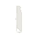 Miniatyrbild 2 av 2: PROVISTON Formgjuten sockel 19 x 80 x 2500 mm Svartbelagd MDF 62,5 meter | 25 stycken