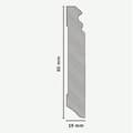 Miniatyrbild 2 av 4: PROVISTON Formgjuten sockel 19 x 80 x 2500 mm Vitbelagd MDF-kärna Klassisk sockel 62,5 meter | 25 stycken