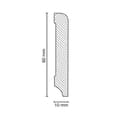 Miniatyrbild 2 av 3: Plint i massivt trä 10 x 60 x 2500 mm furu av PROVISTON