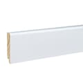 Miniatyrbild 1 av 4: PROVISTON Sockel nr 509 i fanerat trä 16 x 60 x 2500 mm Vit 62,5 meter | 25 stycken