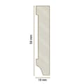 Miniatyrbild 3 av 4: PROVISTON Sockel nr 397 MDF 19 x 58 x 2500 mm Vit att limma, skruva &amp; spika Belagd MDF-kärna 62,5 meter | 25 stycken