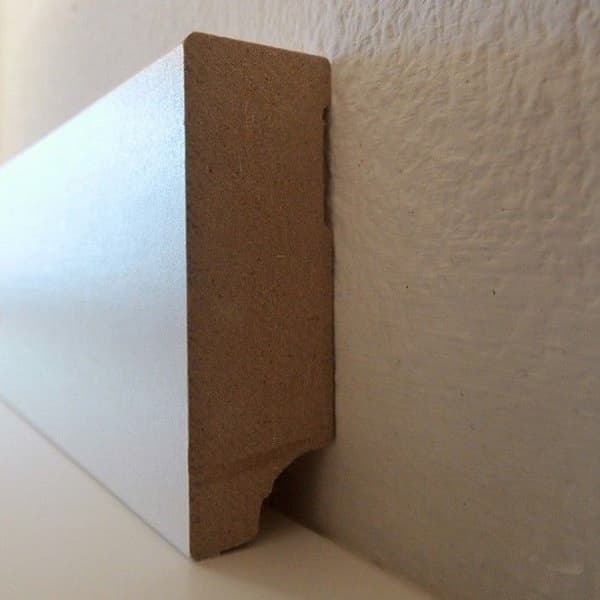 PROVISTON Sockel nr 397 MDF 19 x 58 x 2500 mm Vit att limma, skruva &amp; spika Belagd MDF-kärna 62,5 meter | 25 stycken
