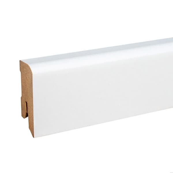 PROVISTON Sockel nr 66 MDF 16 x 40 x 2500 mm Vit att limma, klämma, skruva &amp; spika Belagd MDF-kärna 62,5 meter | 25 stycken