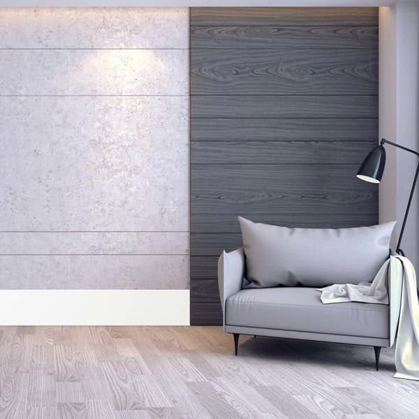 PROVISTON Sockel för kakel nr 735 | 19 x 96 x 2500 mm vitbelagd MDF-kärna 25 meter | 10 stycken