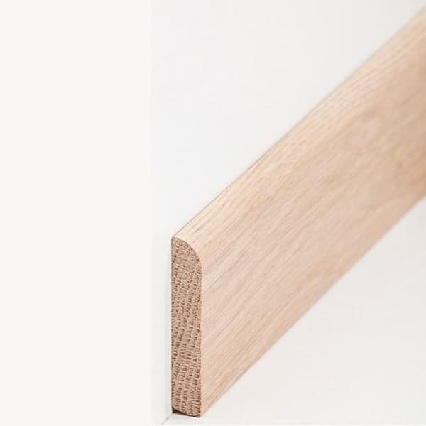 PROVISTON Sockel nr 405 i massivt trä 10 x 58 x 2400 mm Ek att limma, skruva &amp; spika 12 meter | 5 stycken