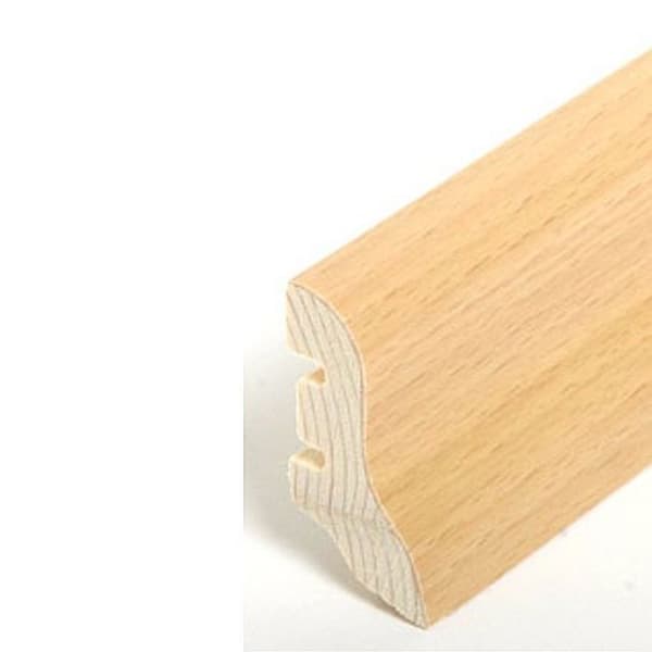 PROVISTON Sockel nr 440 i fanerat trä 20 x 40 x 2500 mm bok 25 meter | 10 stycken