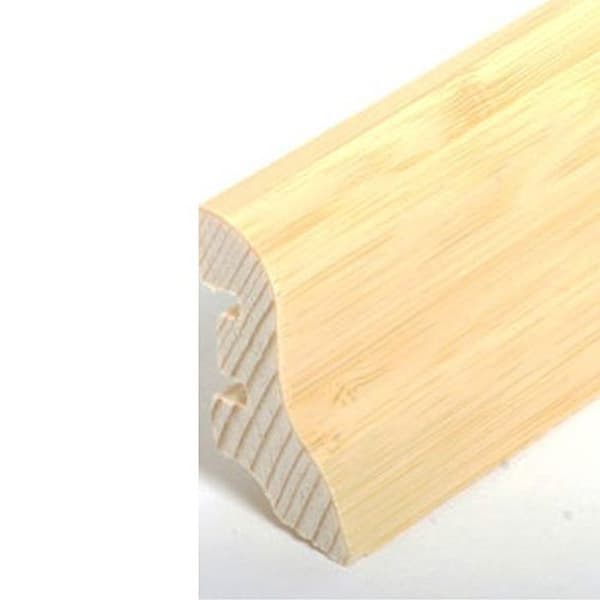 PROVISTON Sockel nr 438 i fanerat trä 20 x 40 x 2500 mm Bambu 25 meter | 10 stycken