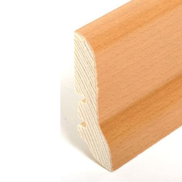 PROVISTON Sockel nr 457 i fanerat trä 20 x 60 x 2500 mm bok 12,5 meter | 5 stycken